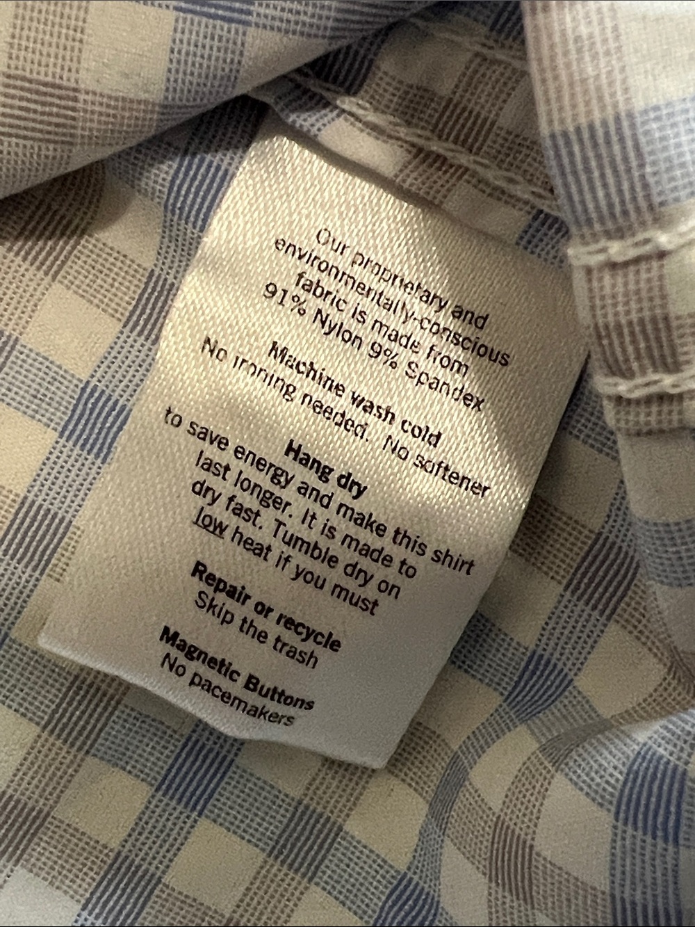 Poncho The Catfish Button Down Shirt Magnetic Pockets Men's XXL EUC - Picture 8 of 8